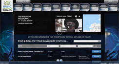 Desktop Screenshot of musicfestivalsireland.ie